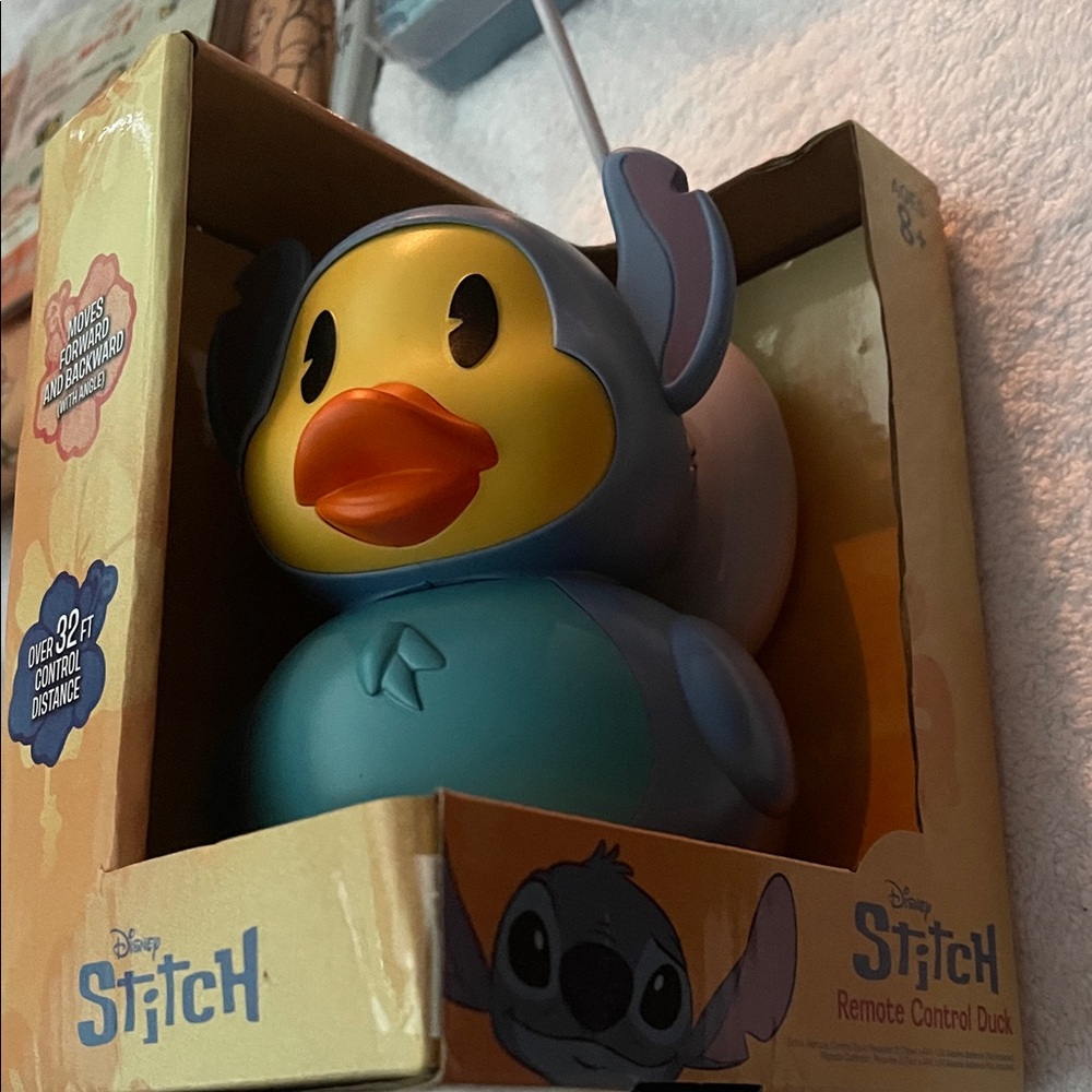 Disney Stitch Duck Remote control in Teal, Yellow & Orange
